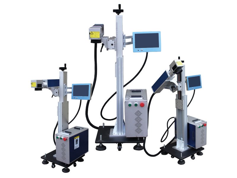 Parts and tools online flight fiber laser labeling system