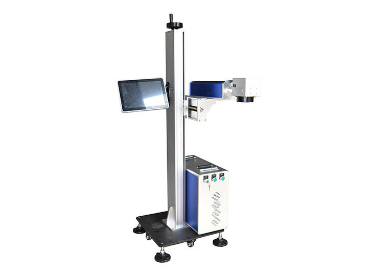 Parts and tools online flight fiber laser labeling system