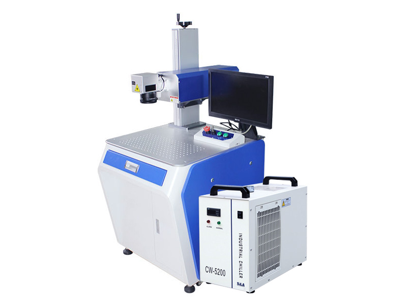 UV laser marking system suitable for plastic, silicon, and glass