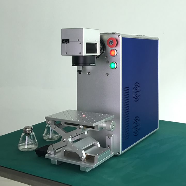 Portable laser marking machine with JPT optical fiber laser source