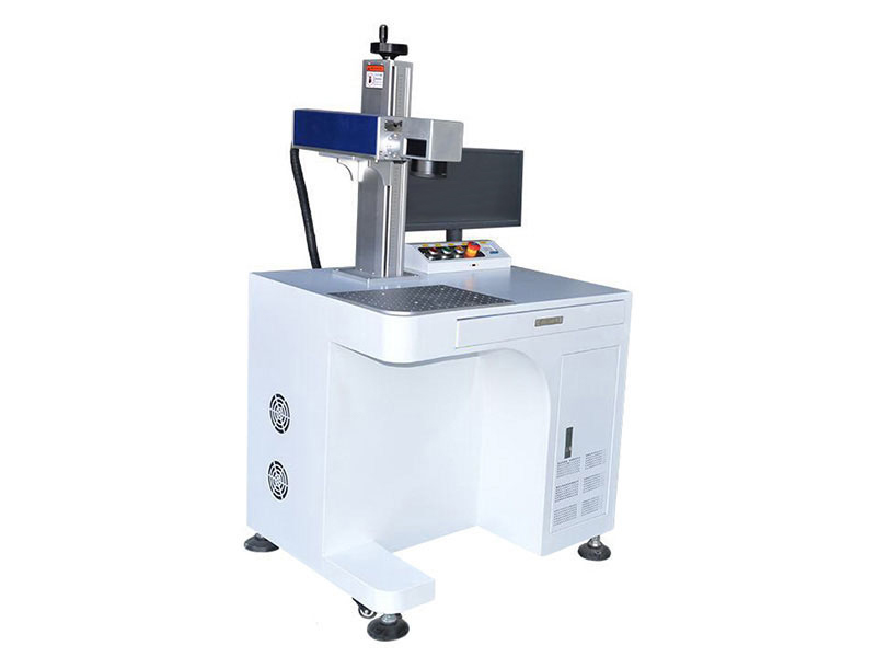 50W optical fiber laser metal deep carving machine