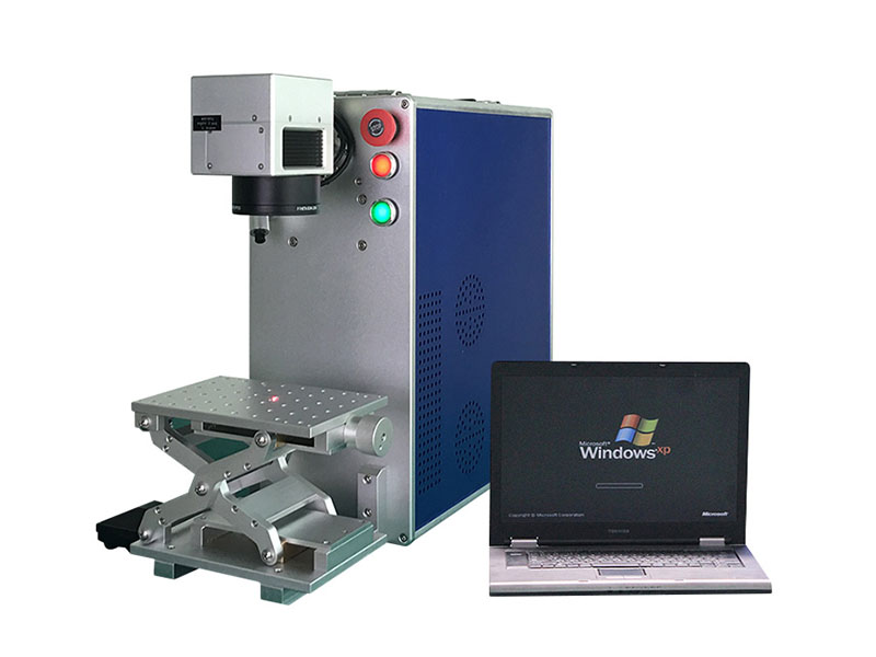 Portable laser marking machine with JPT optical fiber laser source