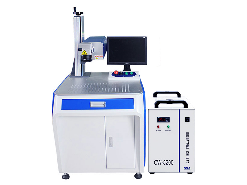 UV laser marking system suitable for plastic, silicon, and glass
